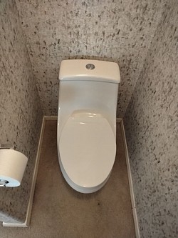 Toilet install